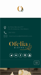 Mobile Screenshot of ofeliabistro.com